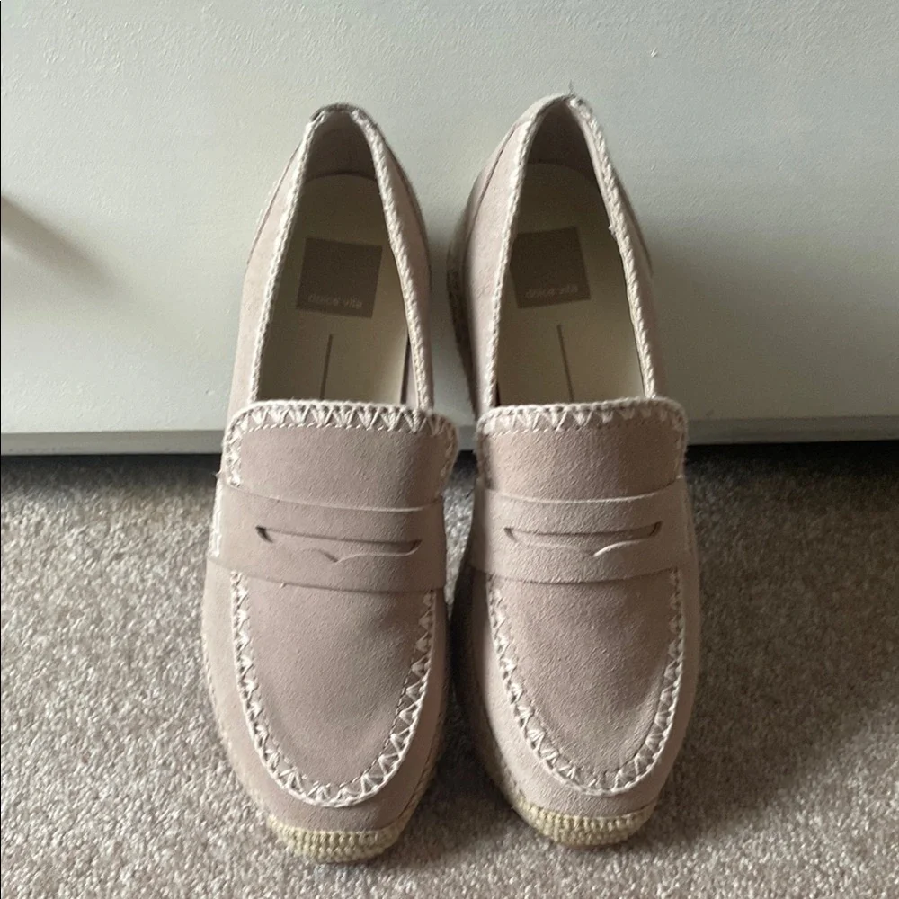 Dolce Vita Tan Slip-On Loafers - Picture 1 of 12